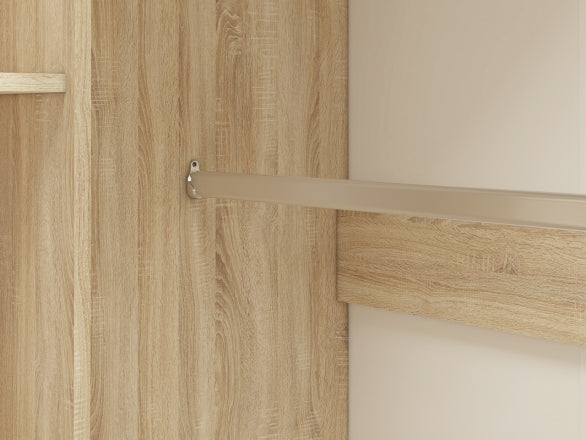 Kleiderschrank – AVO 04 – Moderner Dreitürenschrank mit Holzoptik