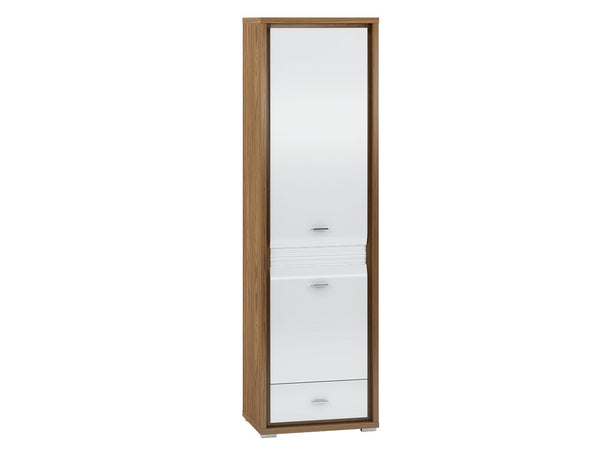 DALLAS 0201 Kleiderschrank – 200 cm – Moderner Schwebetürenschrank mit Holzoptik