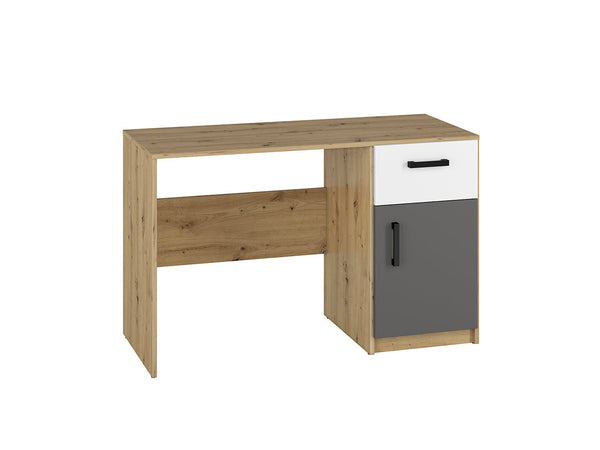 FINI 08 Schreibtisch – 120 cm – Moderner Arbeitstisch mit Holzoptik