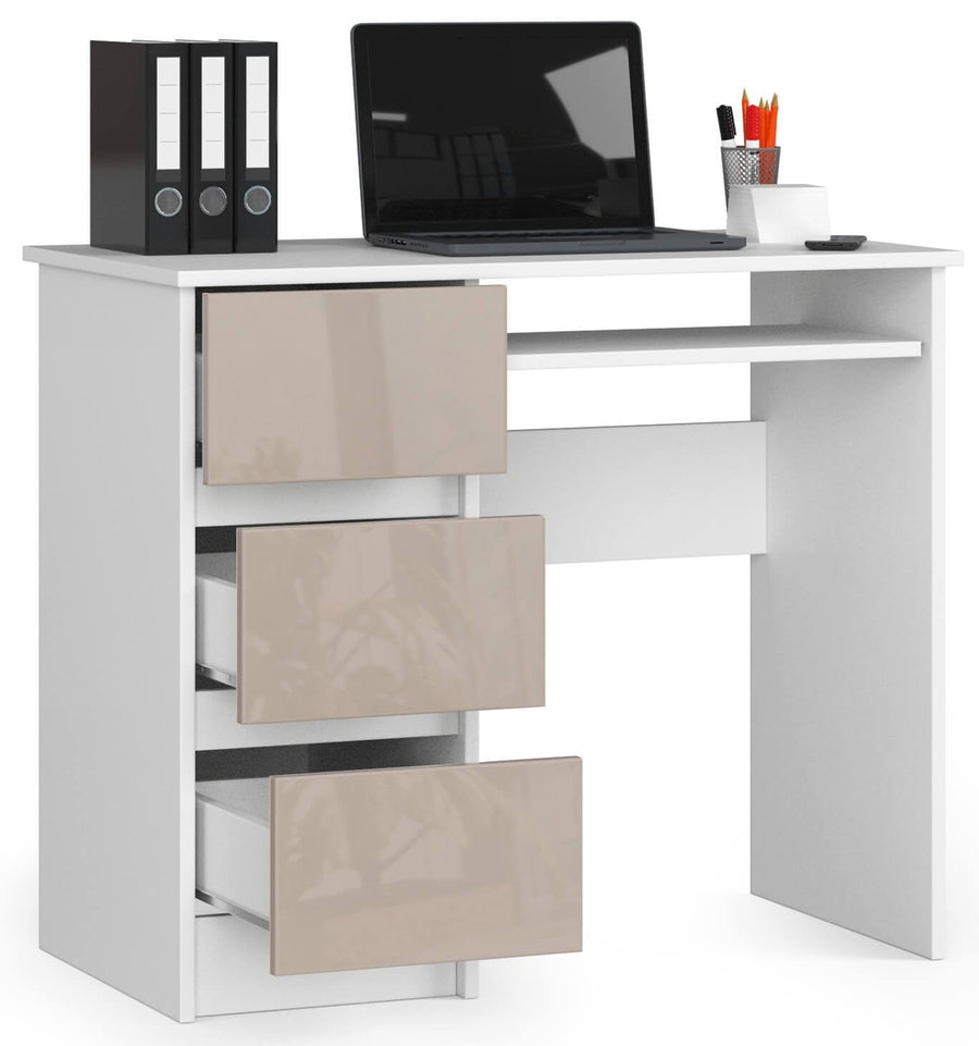 Schreibtisch – Funktionaler Computertisch mit 3 Schubladen