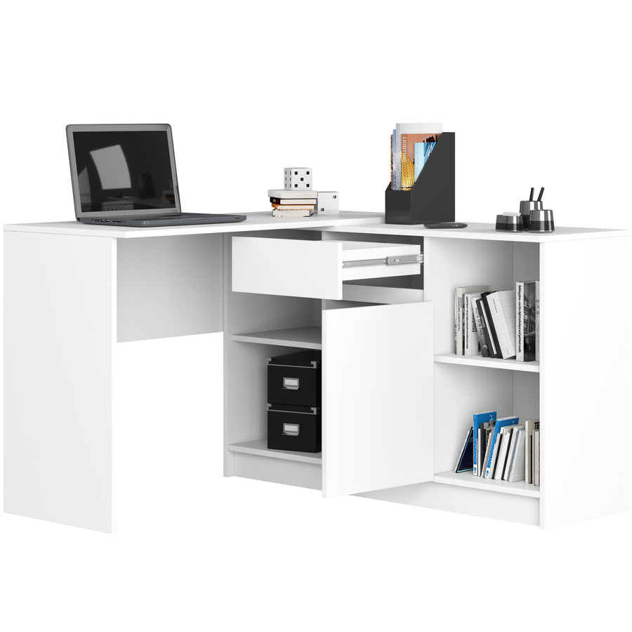 Eckschreibtisch – Flexible Arbeitsplatzlösung mit integrierter Kommode