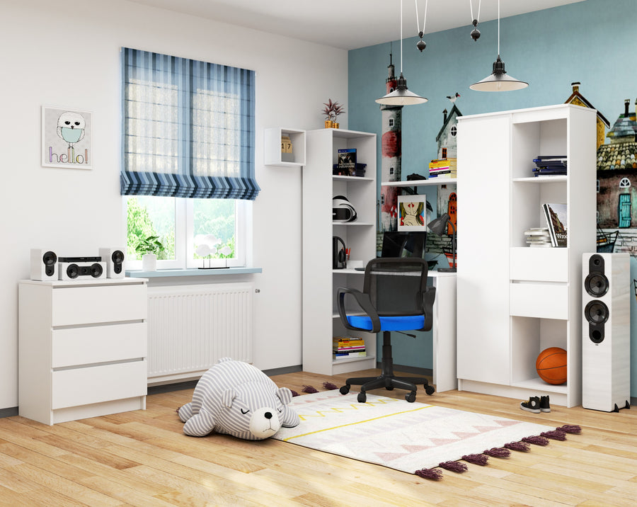 Schreibtisch – SMART – Funktionaler Computertisch mit integriertem Regal