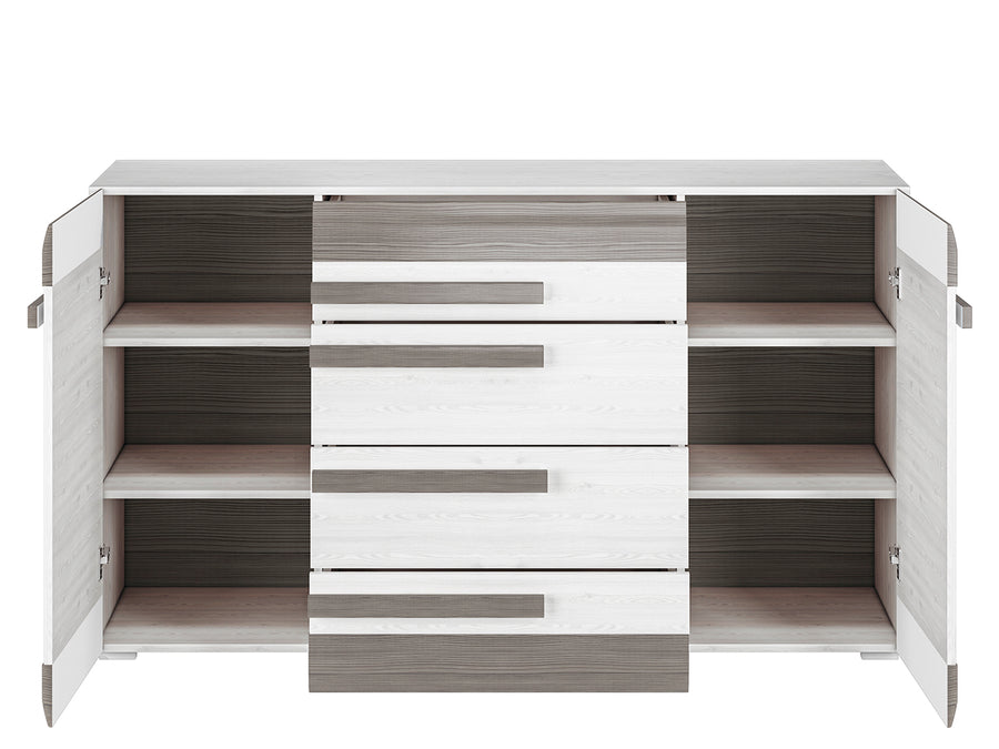 Kommode – BLANCO – Elegantes Sideboard mit viel Stauraum und Schubladen