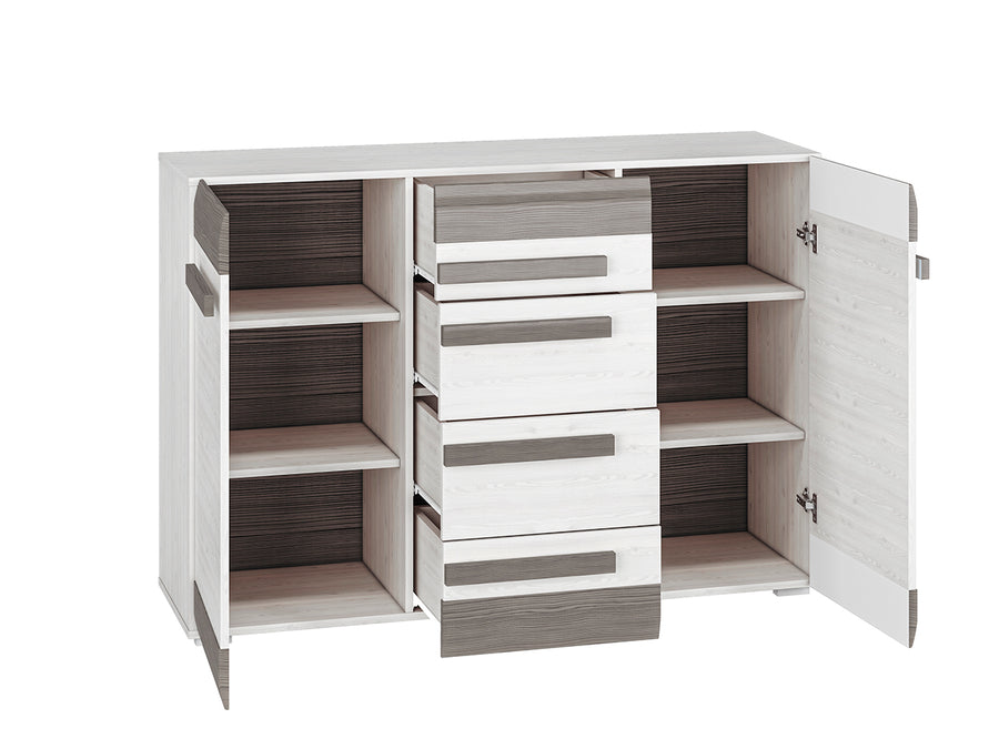 Kommode – BLANCO – Elegantes Sideboard mit viel Stauraum und Schubladen