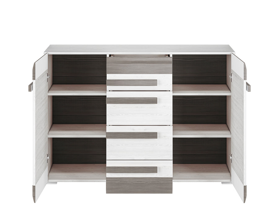 Kommode – BLANCO – Elegantes Sideboard mit viel Stauraum und Schubladen