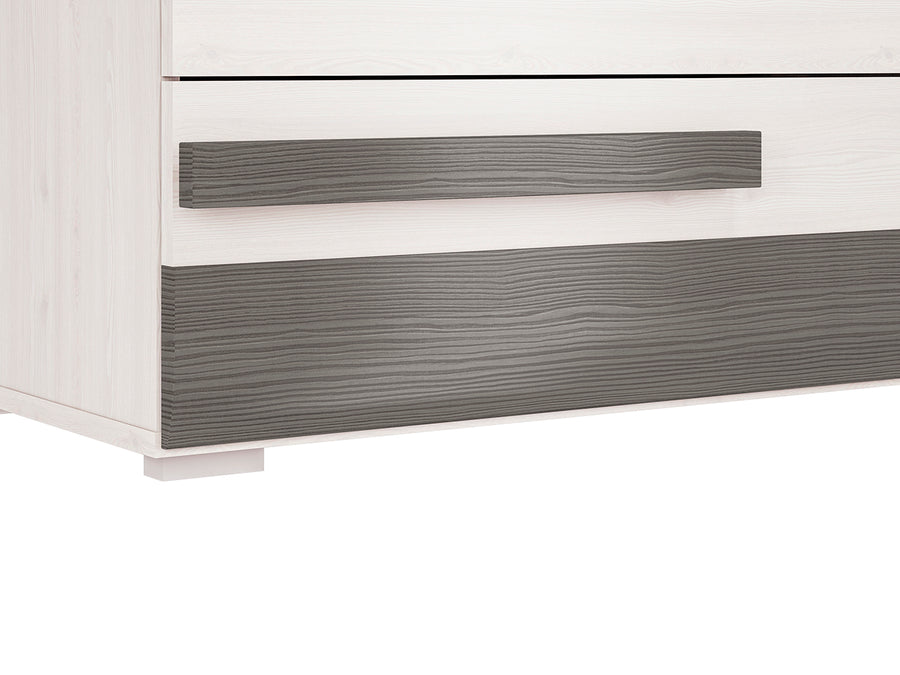 Kommode – BLANCO 08 – Kompakte Schubladenkommode in moderner Holzoptik