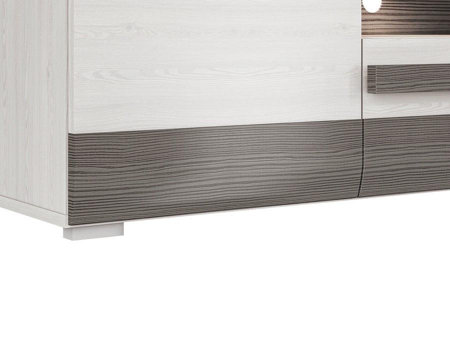 TV-Lowboard – BLANCO 0901 – Elegante Medien-Bank in moderner Holzoptik