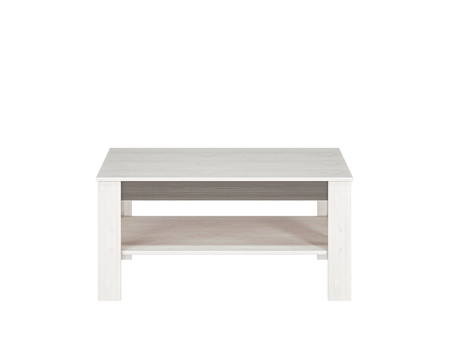 Couchtisch – BLANCO 1201 – Stilvoller Wohnzimmertisch mit praktischer Ablage