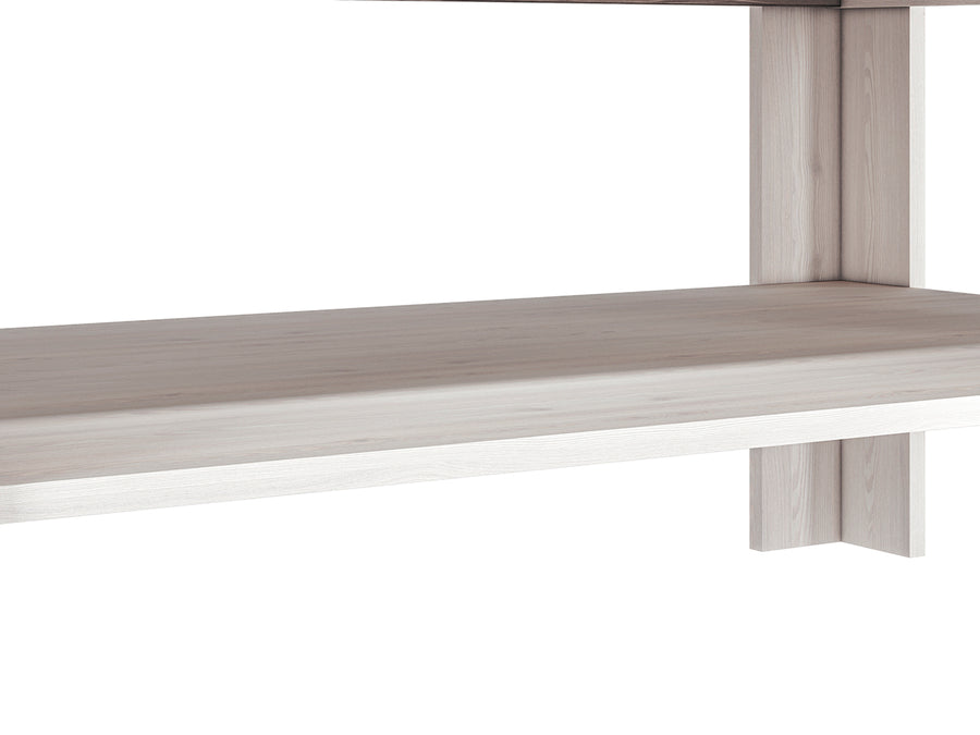 Couchtisch – BLANCO 1201 – Stilvoller Wohnzimmertisch mit praktischer Ablage