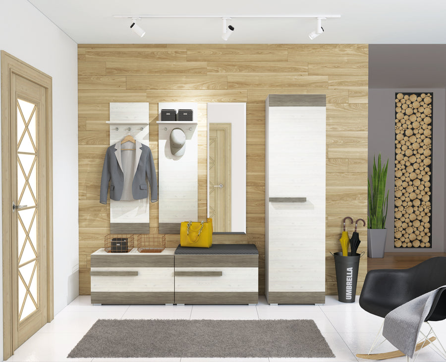 Wäscheschrank – BLANCO 03 – Kompakter Schrank mit viel Stauraum