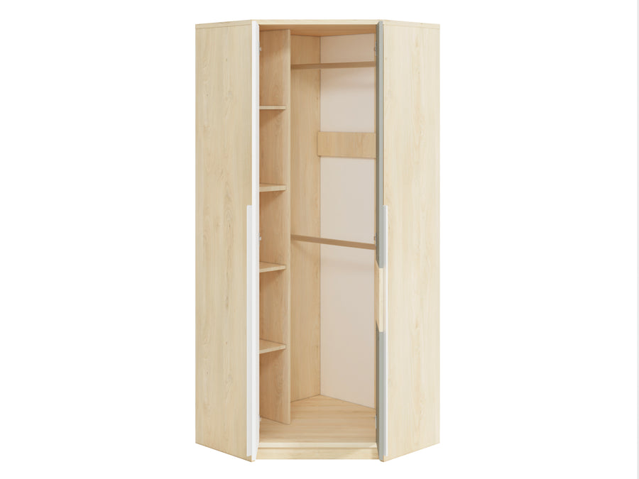 Kleiderschrank – DROP 0101 – Moderner Schrank mit Holzoptik