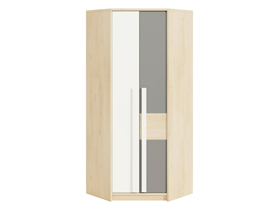 Kleiderschrank – DROP 0101 – Moderner Schrank mit Holzoptik