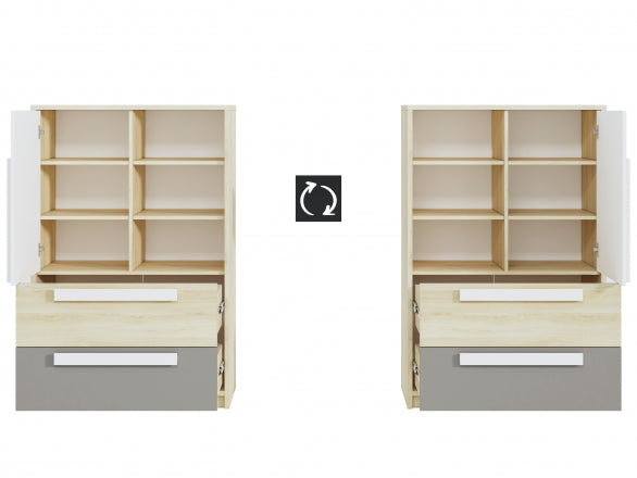 Sideboard – DROP 0701 – Funktionale Kommode mit modernem Stauraumkonzept