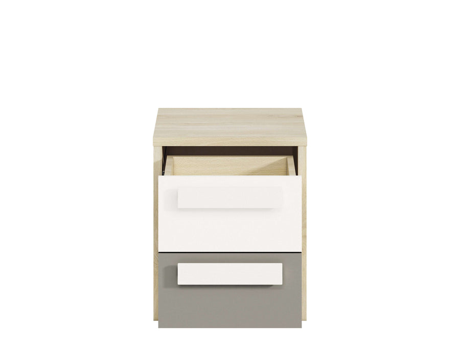 Nachttisch – DROP 1301 – Moderner Beistelltisch mit Holzoptik