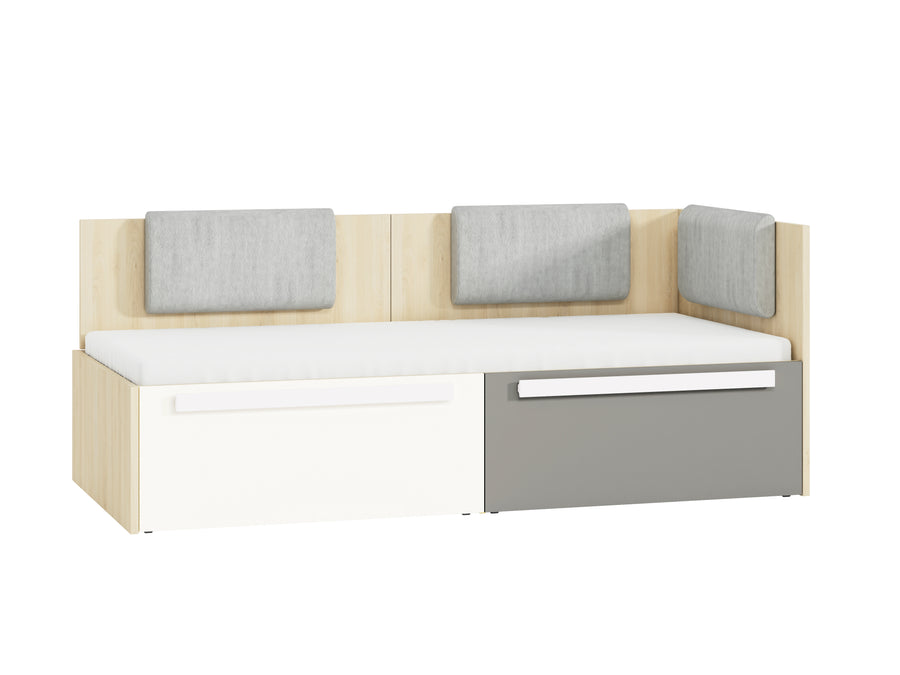 Bettgestell – DROP 1702 – Modernes Jugendbett mit Stauraum