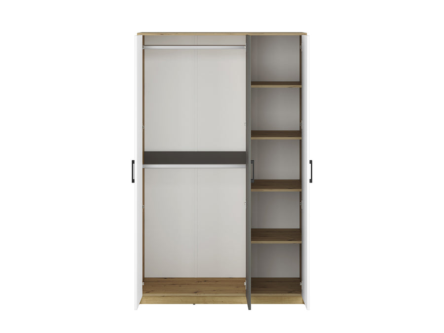 Kleiderschrank – FINI 02 – Artisan-Eiche trifft modernes Anthrazit