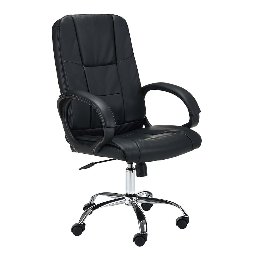 Bürostuhl – ergonomischer Drehstuhl mit moderner Kunstleder Polsterung