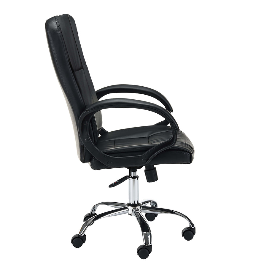 Bürostuhl – ergonomischer Drehstuhl mit moderner Kunstleder Polsterung