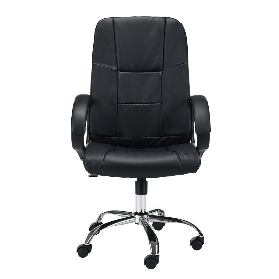 Bürostuhl – ergonomischer Drehstuhl mit moderner Kunstleder Polsterung