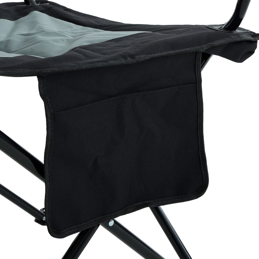 Campingstuhl – FOTYN – Klappbarer Outdoorstuhl mit Getränkehalter und isolierter Kühltasche