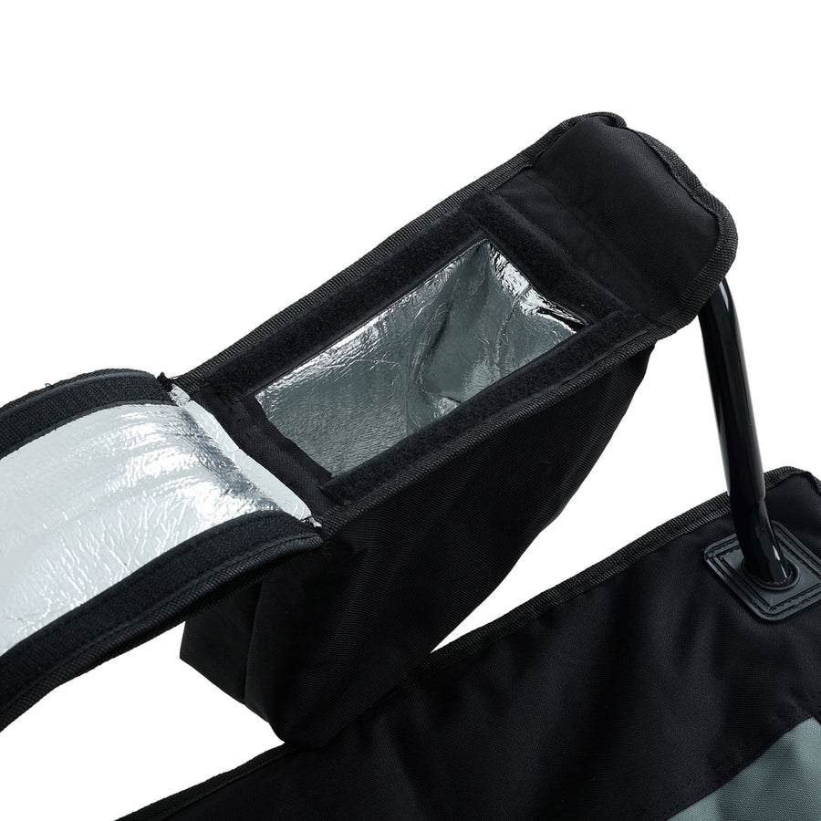 Campingstuhl – FOTYN – Klappbarer Outdoorstuhl mit Getränkehalter und isolierter Kühltasche