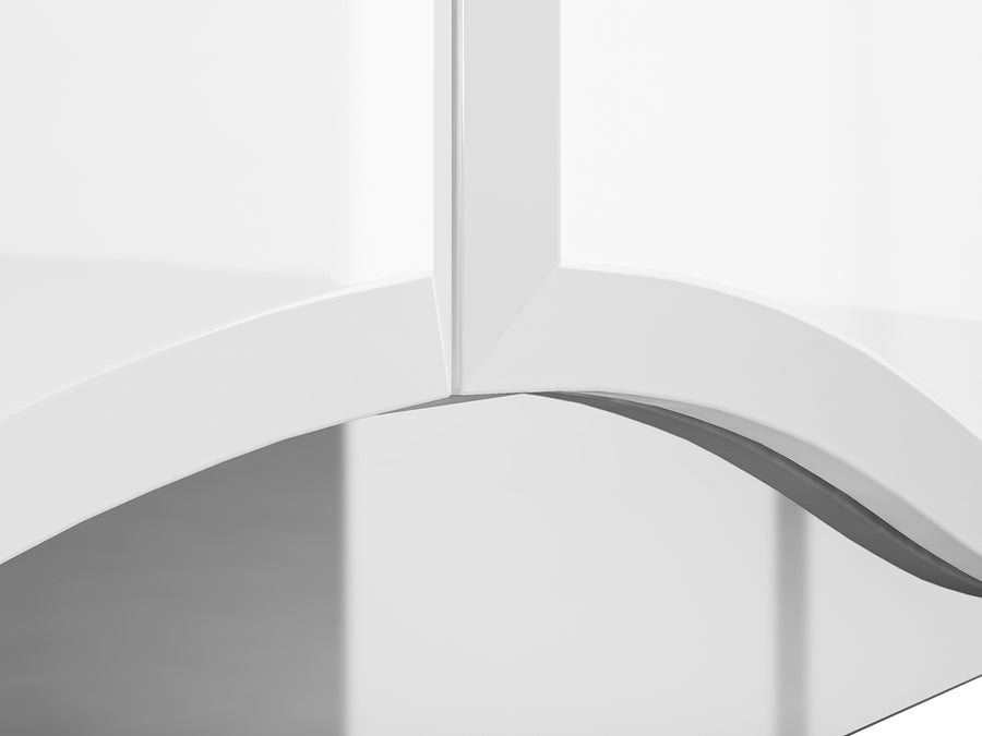 Vitrine – GLAMOUR 01 – Moderne Glasvitrine mit Hochglanzfront