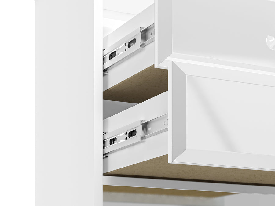 Nachttisch – GLAMOUR – Moderner Beistelltisch mit Hochglanz-Front