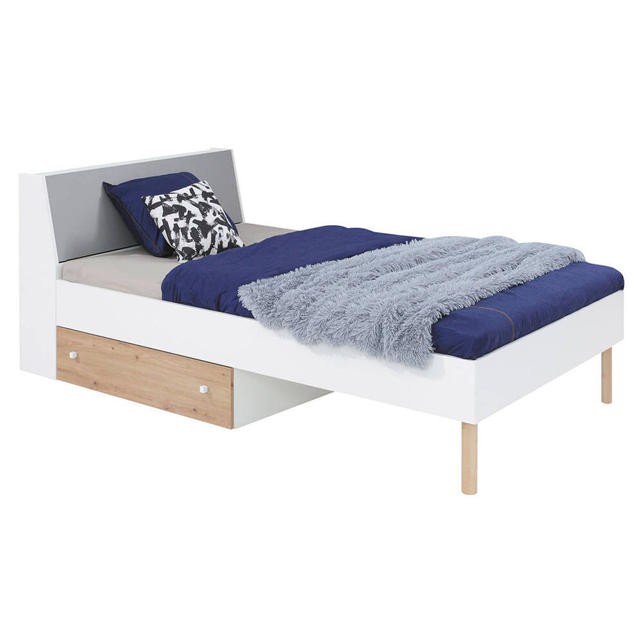 Bett – FARO – 90–120 × 200 cm, clevere Lösung fürs Jugendzimmer