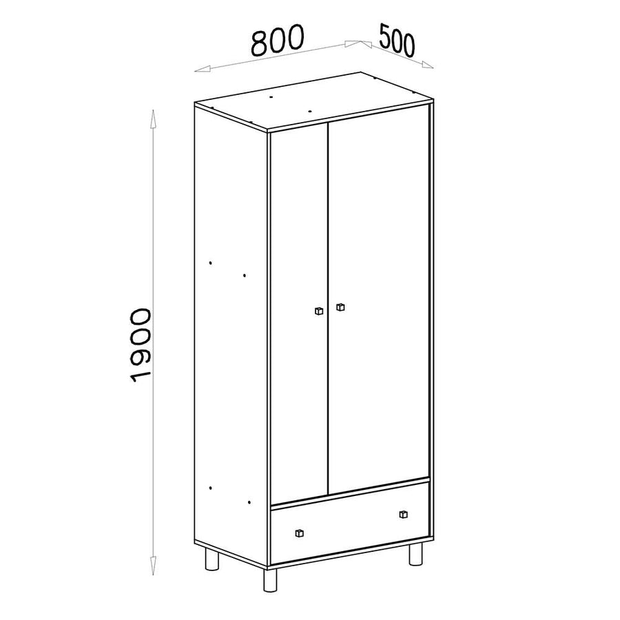 Kleiderschrank – FARO – modern mit System