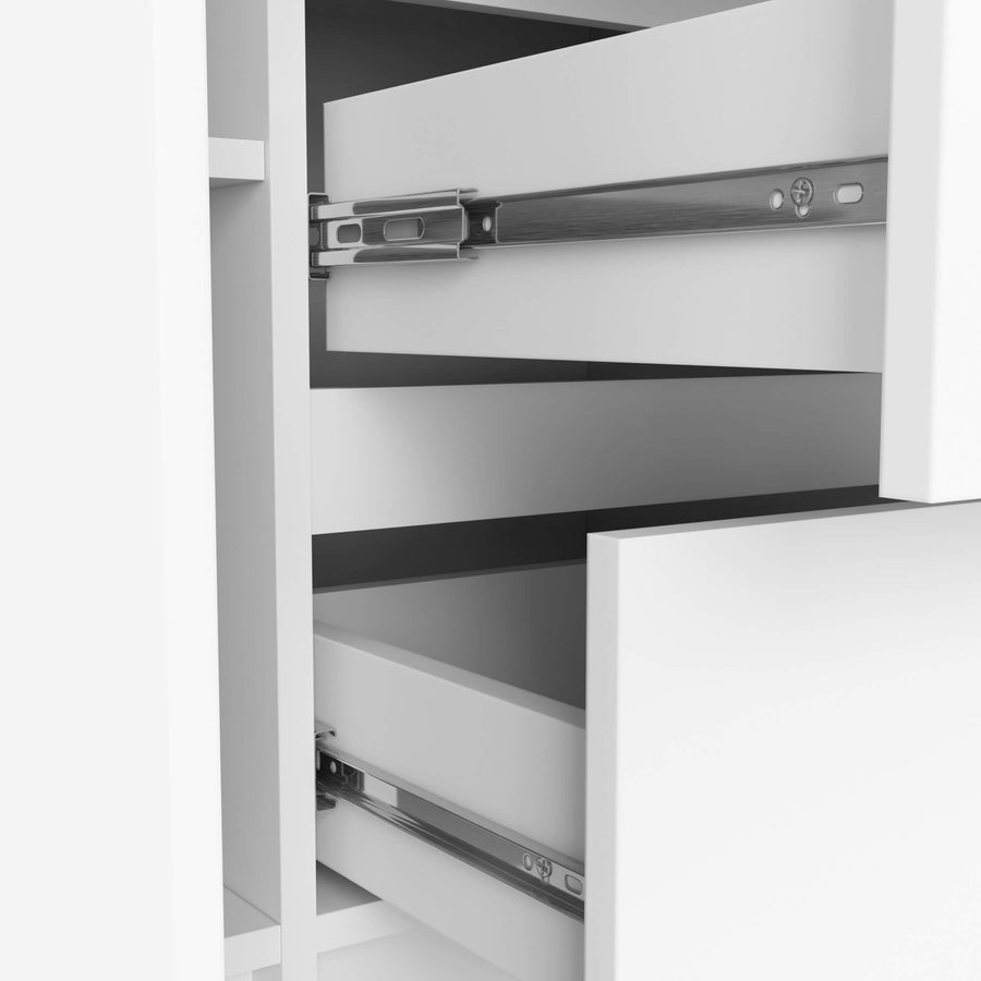 Kommode – CLP – Funktionale Kommode mit 2 Türen und 3 Schubladen