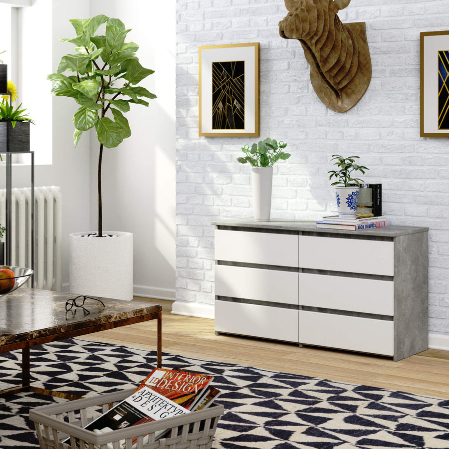 Kommode – CLP – Kompaktes Design mit sechs Schubladen