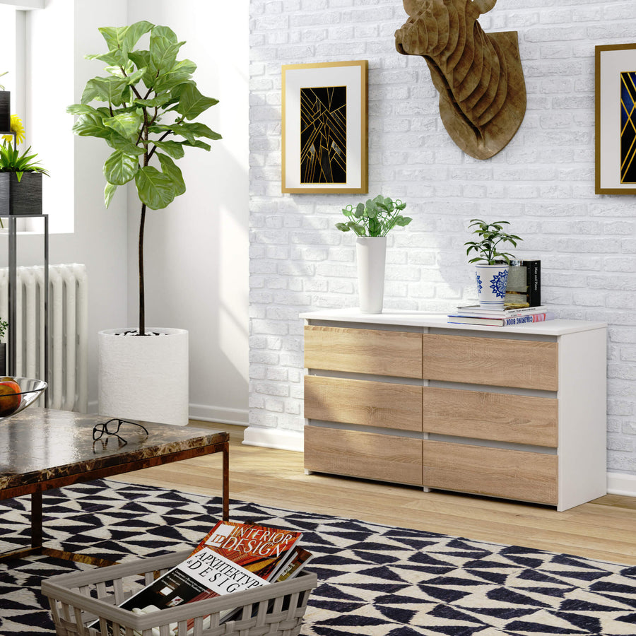 Kommode – CLP – Kompaktes Design mit sechs Schubladen