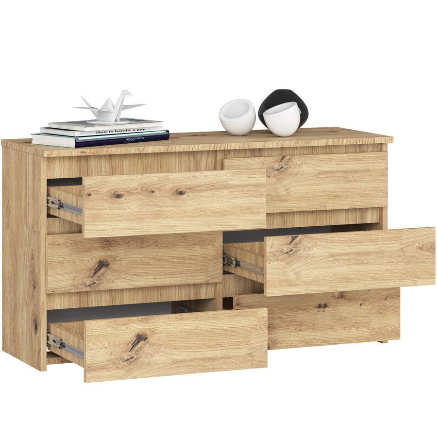 Kommode – CLP – Kompaktes Design mit sechs Schubladen
