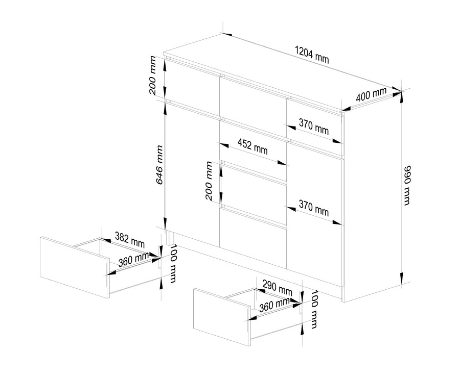 Kommode – Funktionales Design mit viel Stauraum