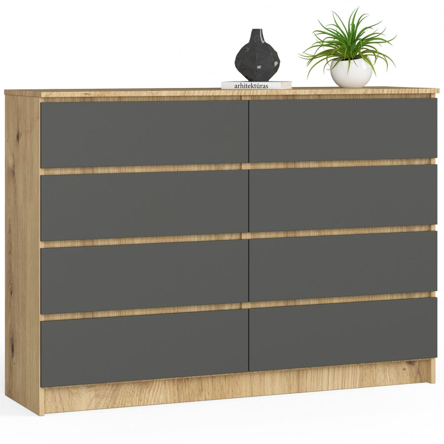 Kommode – CLP – Funktionales Design mit 8 Schubladen
