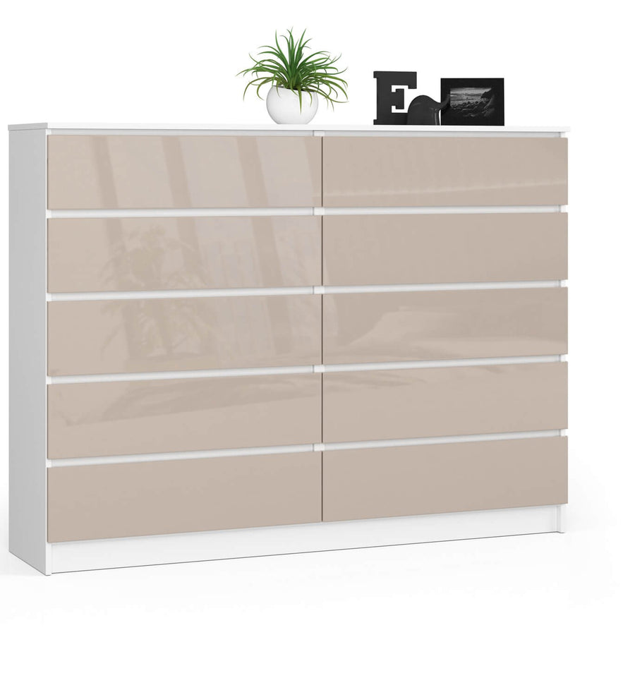 Kommode – Eleganz und Ordnung mit 10 geräumigen Schubladen