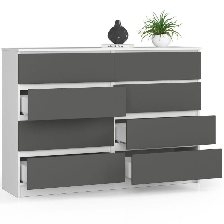 Kommode – CLP – Funktionales Design mit 8 Schubladen