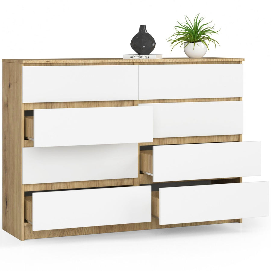 Kommode – CLP – Funktionales Design mit 8 Schubladen