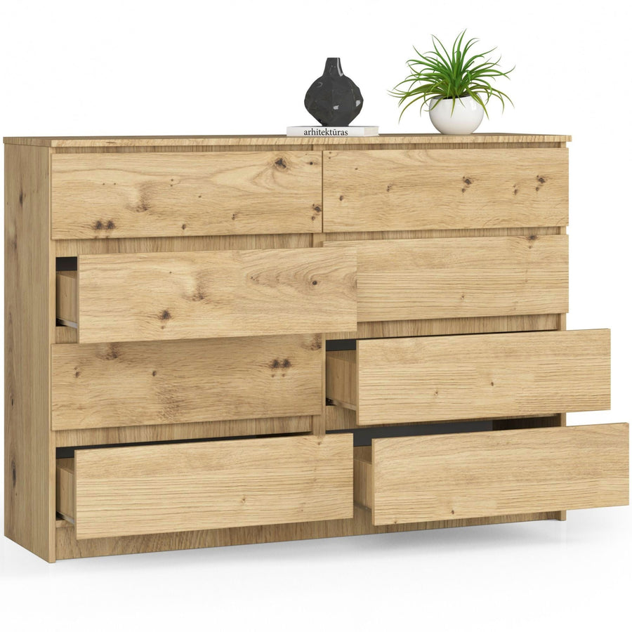 Kommode – CLP – Funktionales Design mit 8 Schubladen