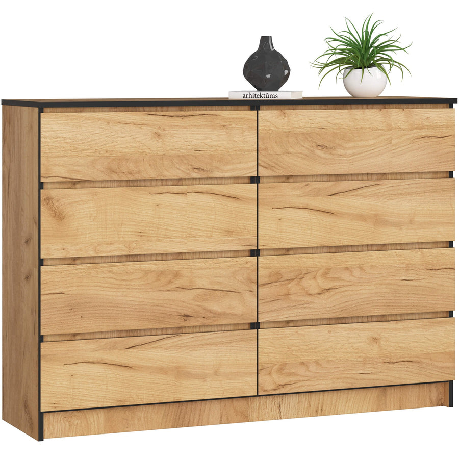 Kommode – CLP – Funktionales Design mit 8 Schubladen