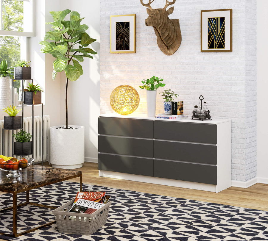 Kommode – CLP – Modernes Design mit 6 Schubladen