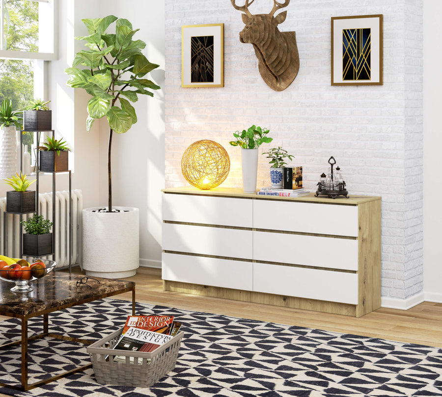 Kommode – CLP – Modernes Design mit 6 Schubladen