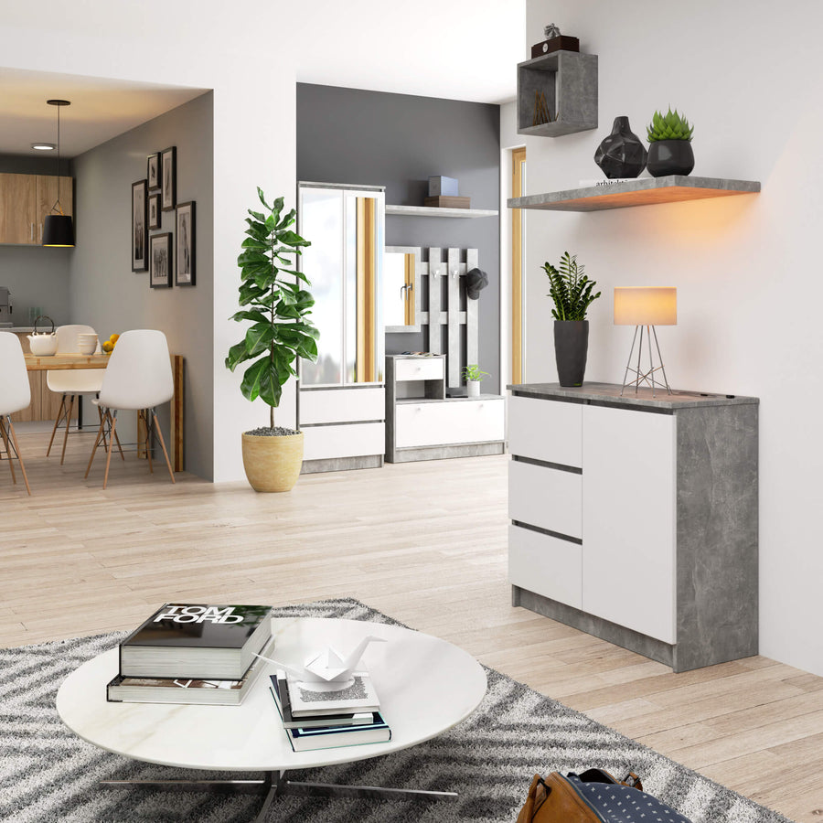 Kommode – JERRY – Kompaktes Design mit praktischem Stauraum