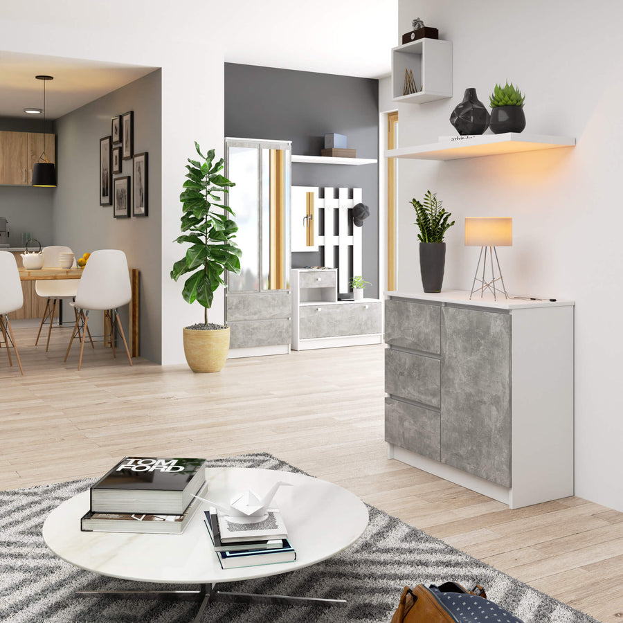 Kommode – JERRY – Kompaktes Design mit praktischem Stauraum
