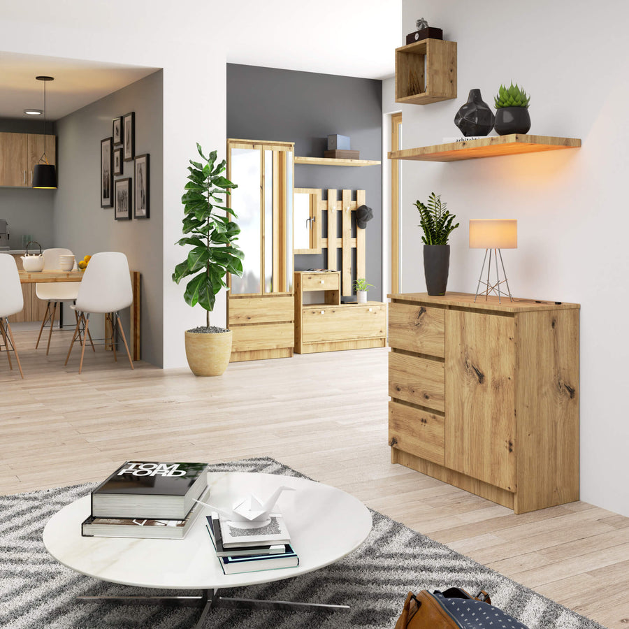 Kommode – JERRY – Kompaktes Design mit praktischem Stauraum