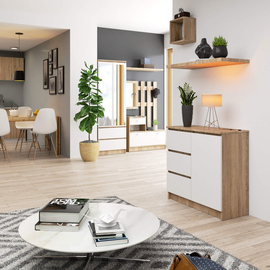 Kommode – JERRY – Kompaktes Design mit praktischem Stauraum