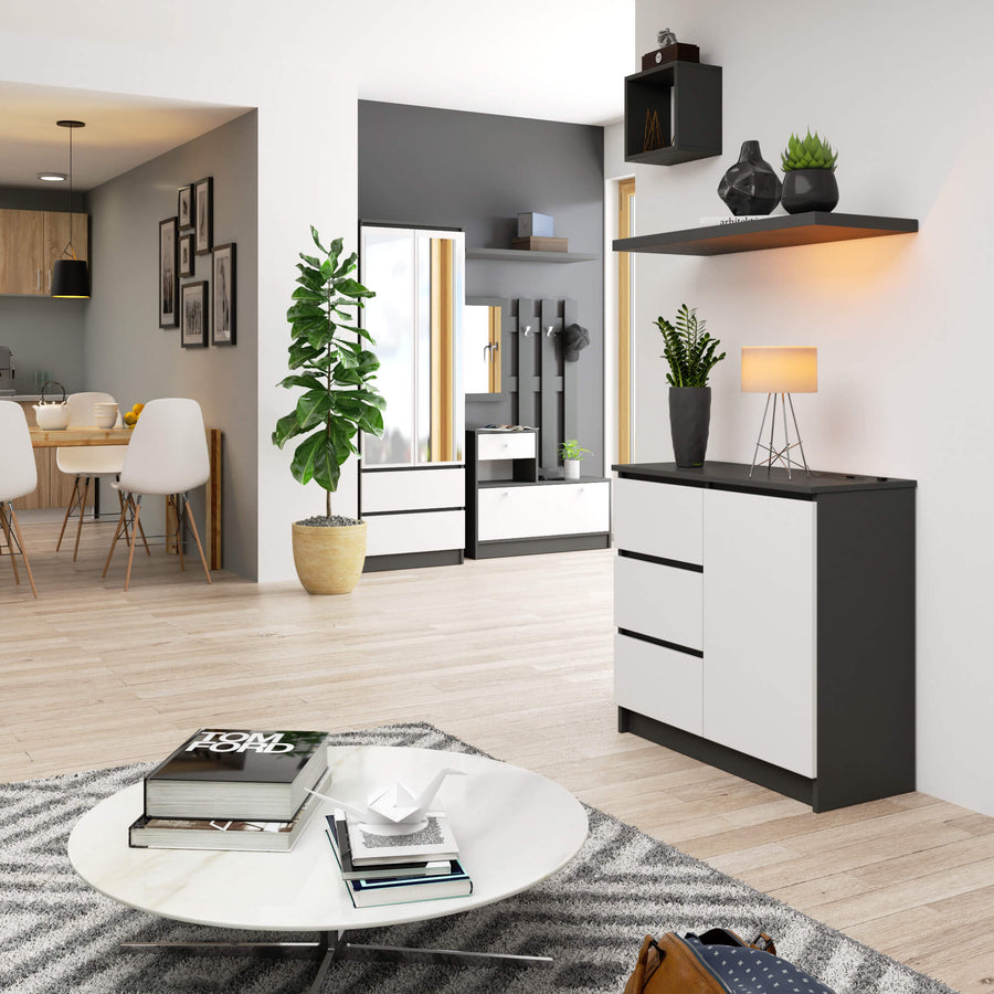 Kommode – JERRY – Kompaktes Design mit praktischem Stauraum