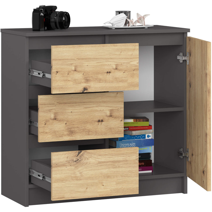Kommode – JERRY – Kompaktes Design mit praktischem Stauraum