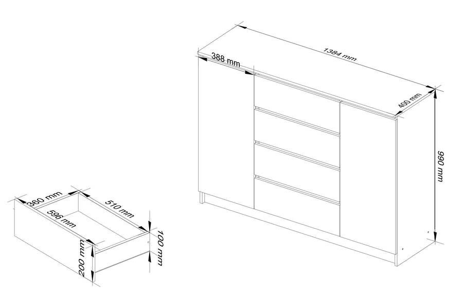 Kommode – Funktionale Aufbewahrung mit klarer Linienführung
