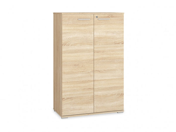 OPTIMAL 08 Kommode – 124 cm – Moderner Stauraumschrank mit Holzoptik
